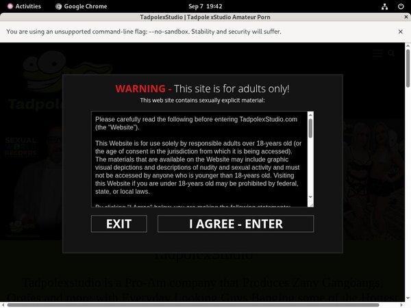 Account Tadpole X Studio Free