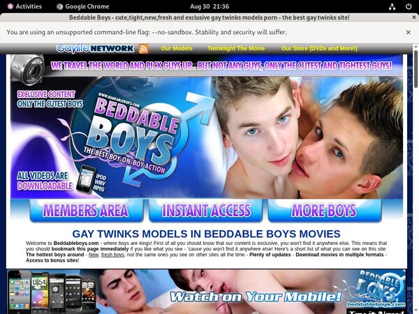 Beddableboys Pay Using