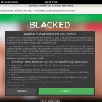 Blacked Checkout Page