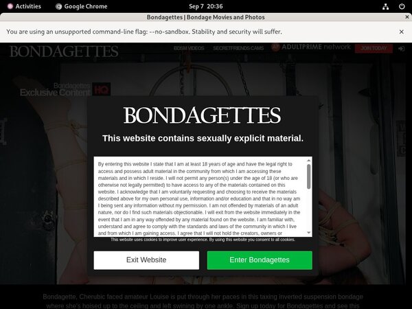 Bondagettes Free Trial Porn