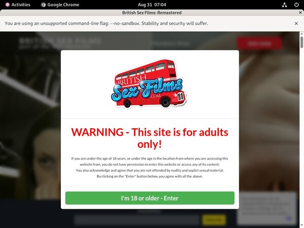 British Sex Films Password List