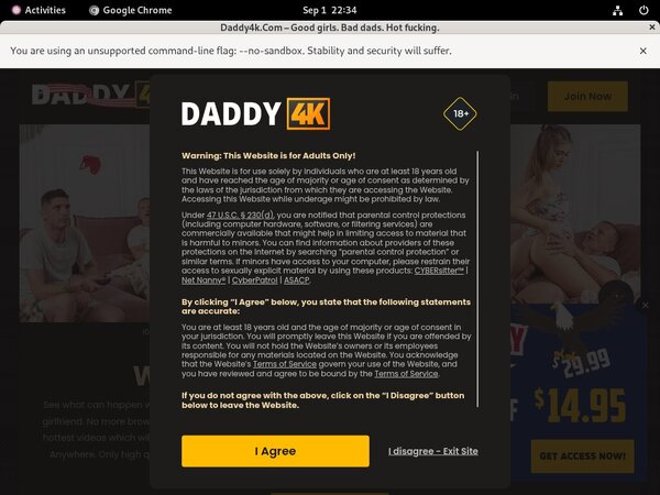 Daddy4k.com Webbilling