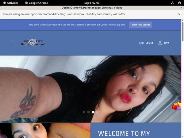 Desirejdiamond.modelcentro.com Day Trial