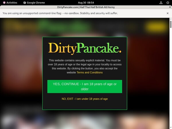 Dirty Pancake App