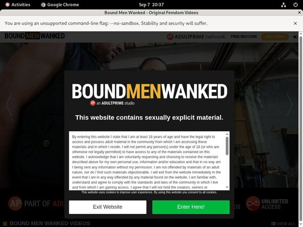 Discount Code Bound Men Wanked