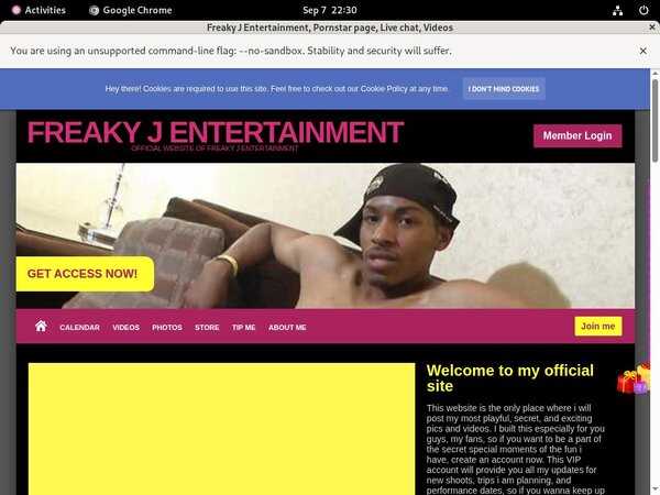 Entertainment J Freaky Logins