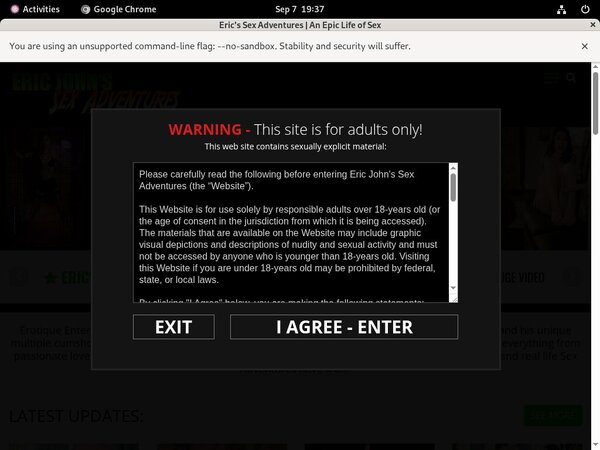 Eric Johns Adventures Full Access