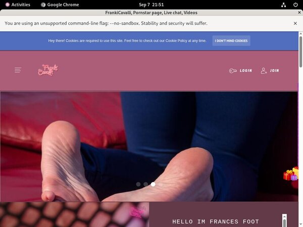 FrankiCavalli Sign Up Form FrankiCavalli Sign Up Form
