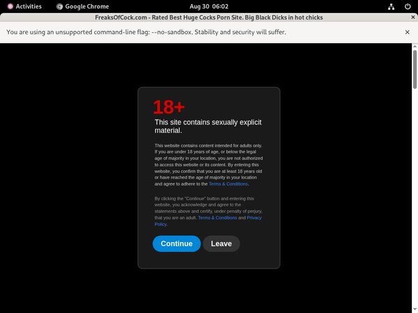 Freaks Of Cock Password Login