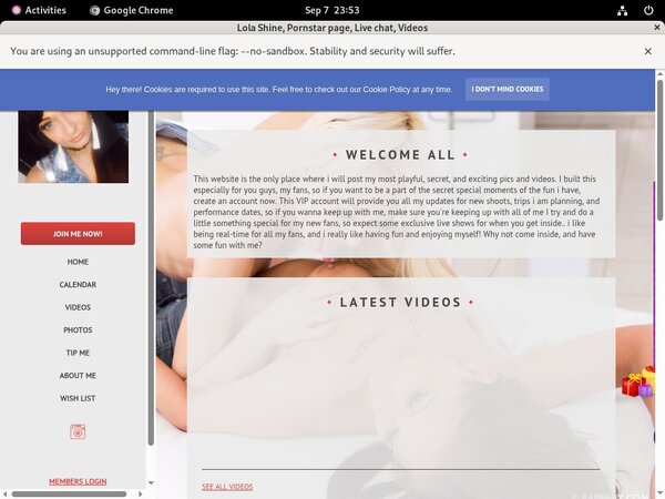 Free Account For LolaShine