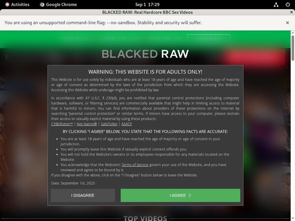 Free Blacked Raw Username