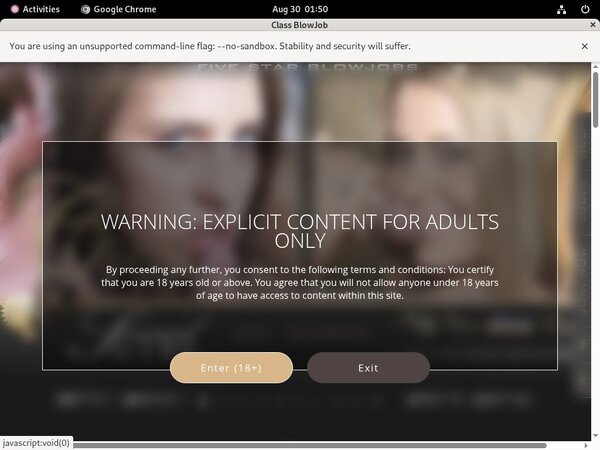 Free Class Blowjob Subscription