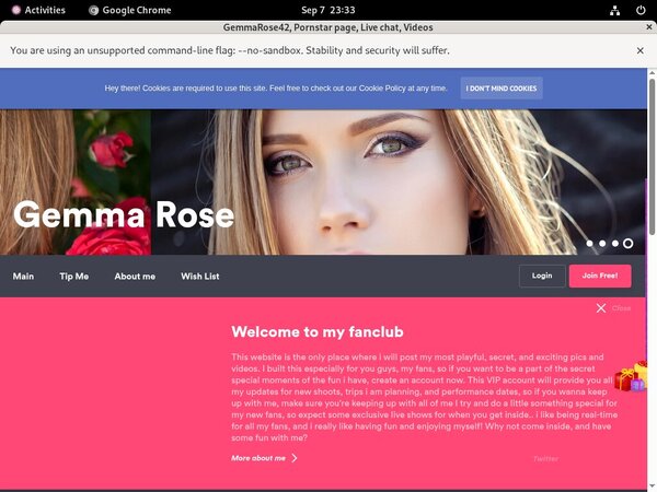 Free GemmaRose42 Discount Code