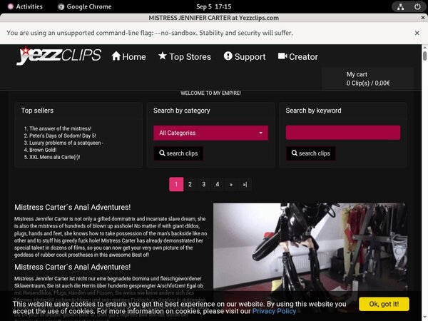 Free Mistress Jennifer Carter Acc