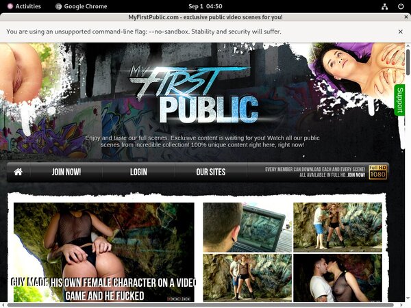 Free My First Public Promo