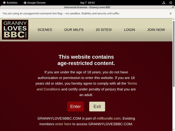 Grannylovesbbc.com Password Details