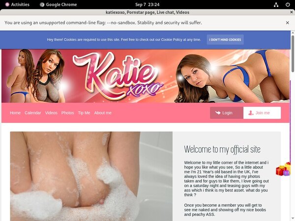 Katexoxo.modelcentro.com Paypal Signup