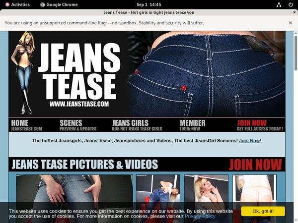 Login Jeans Tease