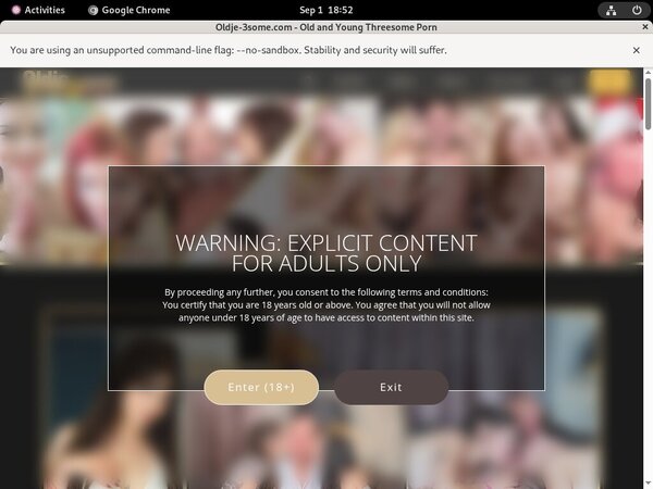 Oldje3some Website Password