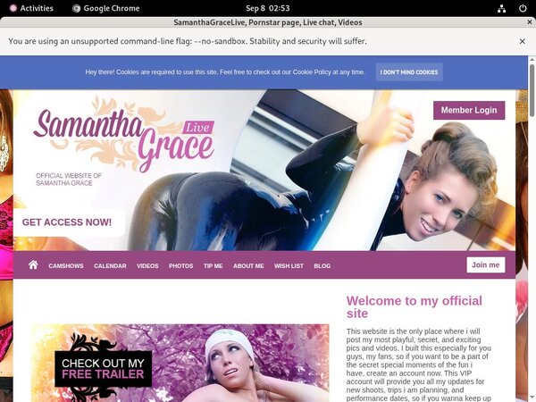 SamanthaGraceLive Videos For Free