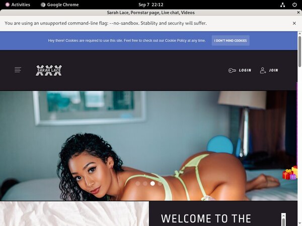 Sarahlace.xxx Free Trial Pass