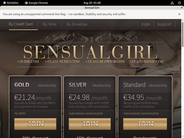 Sensualgirl.com Save Money