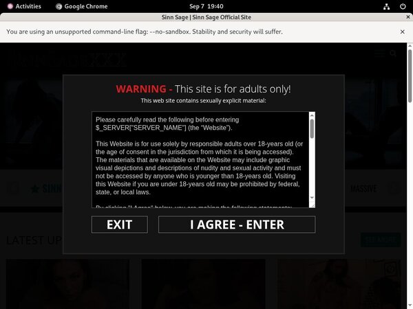 Sinnsagexxx.com Discount Member