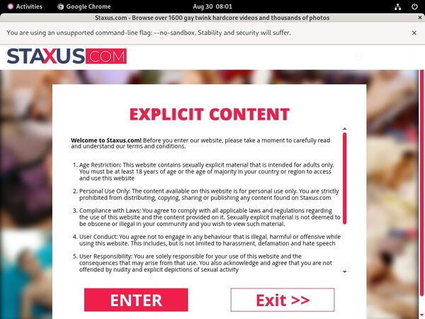 Staxus Porn Free