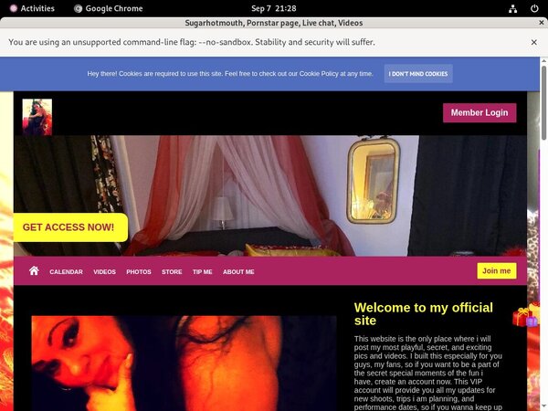 Sugarhotmouth.com Join By Text Message