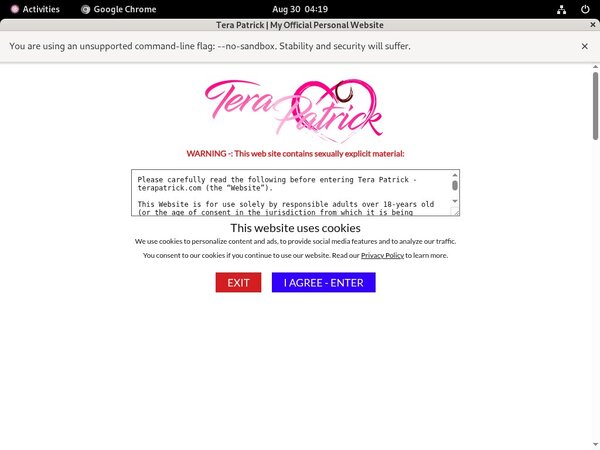 Tera Patrick Get Trial Membership