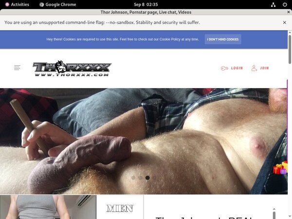 Thorjohnsonxxx.com Free Trial Discount