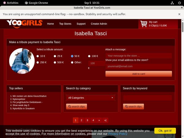 Isabella Tasci Free Pass