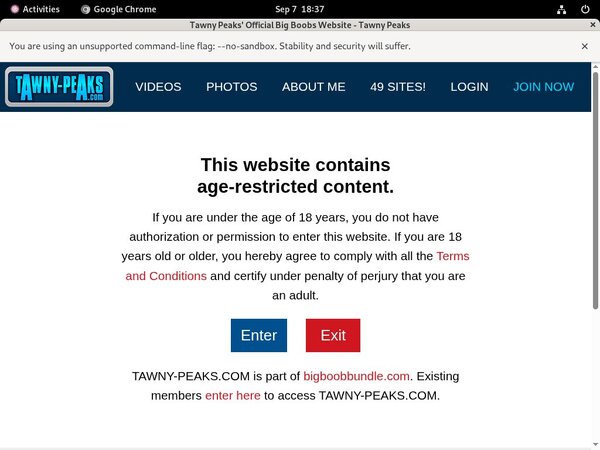 Tawny-Peaks Password Username