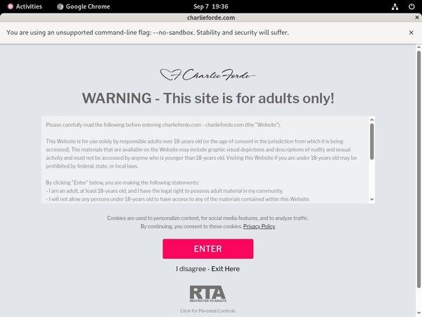 Free Charlieforde Password Account