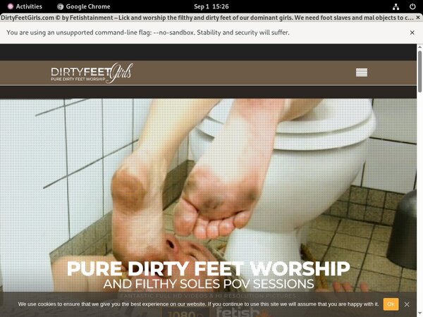 Dirty Feet Girls Form