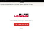 Alex Legend Account And Passwords