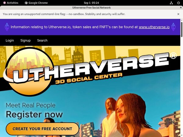 Utherverse Account Premium