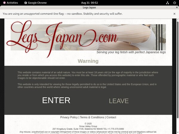 Legs Japan Vend-o.com